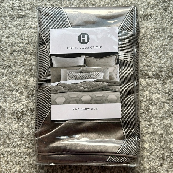 Hotel Collection King Pillow Sham Honeycomb Trellis new set of 2 - Picture 2 of 6